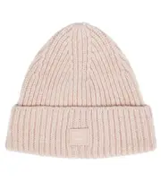 [Acne Studios Kids] Acne Studios Kids Ribbed-knit wool beanie Y 6 pink