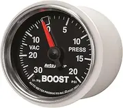 [AUTO METER] 3807 GS 2-1/16" 30in. Hg/20 PSI Mechanical Vacuum/Boost Gauge