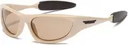 [ZHENLE] Outdoor Cycling Sports Sunglasses Men Women Wrap Around Sun Glasses Goggle Steampunk Eyewear