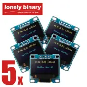 OLED Display 0.96" 128x64 I2C SSD1306 Arduino Uno Mega 2560 Respberry PI ESP32