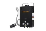 SAN HIMA Portable Gas Hot Water Heater System 8L Black