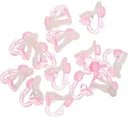 [Hohopeti] Fashionable Boys and Girls Clip-on Earrings 100 Pieces Non-piercing Earring Hooks for Girls Boys