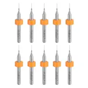 0.25mm Tungsten Carbide CNC Engraving Print Circuit Board PCB Drill Bits 10 Pcs