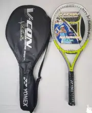 Yonex Muscle Power V-Con Tennis Racket w/ Cover - 4 1/2 in, Unstrung, OS, Japan