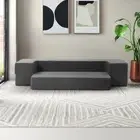 Foldable Mattress Folding Foam Sofa Bed Chair Grey