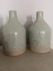 hearth and hand With magnolia Stoneware Vase Gold Sparked New Set Of Two