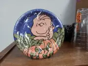 Hallmark Peanuts Halloween Dessert Plates Linus Pumpkin Patch 6.75" Diamete 8 Ct
