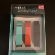 FITBIT FLEX ACCESSORY WRISTBANDS, NAVY BLUE, TEAL AND RED- SMALL/ PETIT