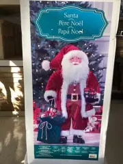 36″ Fabric Santa with Toy Bag - CostcoChaser