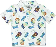 [Nickelodeon] Bubble Guppies Toddler Boys Collared Short Sleeve Polo Tee Shirt