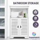 Bathroom Toilet Cabinet Cupboard Tallboy Laundry Shampoo Storage Holder Stand