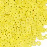 Eppingwin Bright Yellow Polymer Clay Beads, Bulk Heishi Beads for Bracelet Making Kit, 6mm