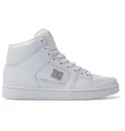 DC Shoes Women's Manteca 4 Hi High-Top Shoes White/Silver - ADJS100164-WS4, Whit