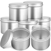 20 Pcs Containers Rectangular Storage Round Sealed Aluminum Box Tin Cans