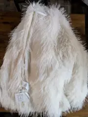 Jeff Leatham x Williams Sonoma Faux Fur Tree Skirt-NEW