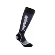 Alpinestars MX Plus Motocross Enduro Boot Socks - Black / White