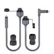 Catzon 1 Pair Ethernet Adapter for Starlink Gen 2 Waterproof SPX to RJ45 Coupler