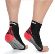 Rymora Plantar Fasciitis Compression Socks Sz. XL New In Bag, Black /Red $35