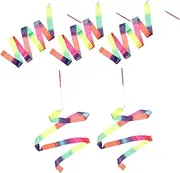 BESPORTBLE Gymnastics Ribbon Wand 5pcs Decorative Streamers for Dance Performance