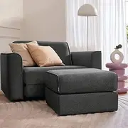 Koala OG Sofa Bed Ottoman for Compact Living Space, Apartment, Dorm, Guest and Spare Room with CertiPUR-US Certified Polyurethane Foam/25.5" L x 25.5" W, Woodlands