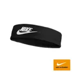 【NIKE 耐吉】運動頭帶 慢跑 CLASSIC WIDE TERRY 頭帶 黑 N1008665010OS