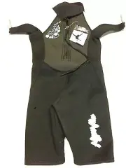 Hyperflex Wetsuits Children's Access 2.5mm Spring Suit,Black/Light Blue,4
