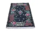 Raymond Waites Chenille Tapestry Throw Fringe Sofa Chair Throw Spanish Rose New