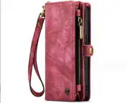 091 Zipper Card Bag Wallet Phone Protective Case Suitable for iPhone 15