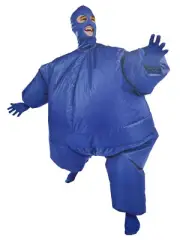 Mens Blue Inflatable Blimpz Adult Halloween Costume OSFM