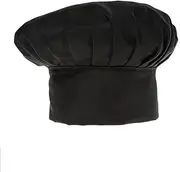 [Generic] Cook Hat Adult Adjustable Elastic Baker Kitchen Catering Wear Cooking Hat Custom Cotton Chef Cap for Women Men Grilling Baking BBQ Chef Dad Mom Present