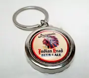IROQUOIS Beer Can / Bottle Cap Opener Key Chain / Key Ring Handmade