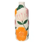 Urban Dahlia Floral Bottle Flower Vase Colourful 20cm Decorative Home Decor