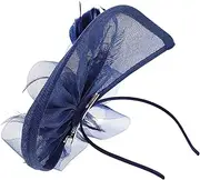 [GAROZATION] Mesh Hat Headbands Apparel Head Band Pink Headband Costumes Blue Fascinator Sequin Top Hat Fairy Fascinator Black Top Hat Mini Top Hat Headband Top Hat Headband for Women