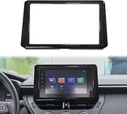 AUSMILA Carbon Fiber Car GPS Navigation Screen Trim Frame for Toyota GR Corolla 2023-2025