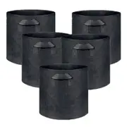 5-Pack 7-Gallon Aeration Fabric Pot/Plant Grow Bags w/Handles