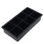 Large Size Ice Cube Trays Flexible Silicone Tray.Giant 2” Freezer Ice Cubes