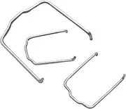 Radiator Hose Retaining Spring horse shoe clip clamp，Radiator Hose Clip 154 23 Compatible With BMW E39 E38 E60 E90 745Li X5 E46 325i 328i M3 540i 740iL 740i,