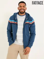 FatFace Brooke Navy Brooke Cut and Sew Hoody (AL9006) | $138