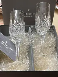 在飛比找Yahoo!奇摩拍賣優惠-日本回流 Waterford沃特福德 中古高腳水晶杯 紅酒杯