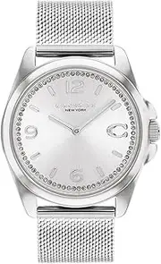 [Coach] Women's GREYSON Watch, SILVER/SILVER, 36MM