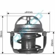 THERMOSTAT & GASKET HOLDEN COMMODORE VG VQ VN VP VR VS VT VX VY 3.8L V6 9/88-04