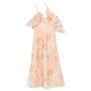 [Zimmermann] Zimmermann Illuminate Midi Dress I NUMERIC NEUTRALS