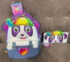 Loungefly Lisa Frank Panda Painter Exclusive Mini Backpack & Wallet Set NWT