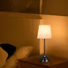 Portable Cordless Table Lamp USB Rechargeable Fabric Shade Desk Lamp (Black) AU