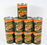 9 Amy's Organic Light Sodium MINESTRONE Pasta Beans Low Fsat 14.1oz can 04/2027