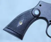 CUSTOM PRE WAR GRIPS FOR S&W K L FRAME SQUARE BUTT DIAMOND CHECKERED # OLD MED