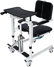Patient Transfer Chair Hydraulic Patient Lift Wheelchair W/Dining Table Portable Transfer Lift Toilet Seat Steel Transfer Aid Shower Chair Lift Wheelchair