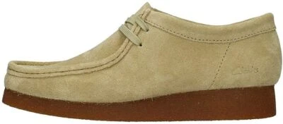 Clarks Originals Wallabee 2 Mens Maple Suede Lace Up Shoes Rubber Sole Size 7