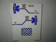 Bonner County IDAHO EMS Ambulance Decals 1:64