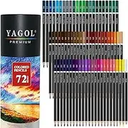 Yagol Colored Pencils for Adult Coloring Books, 72 Colored Professional Drawing Pencils, Coloring Pencils for Adults Beginners Teen & Pro.